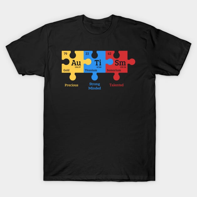 Autism Puzzle Chemistry T-Shirt by specaut